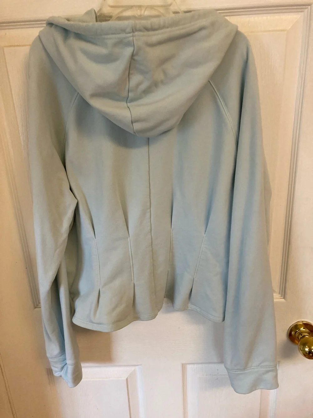 Light Blue Fabletics Hoodie Sweatshirt - Picture 5 of 7